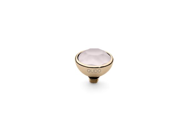 Top Bottone 10mm - Gold / Powder Rose