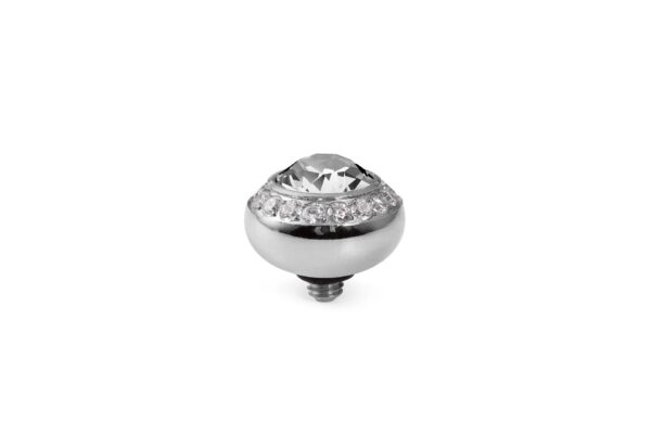 Top Tondo Deluxe 10mm - Silver / Crystal