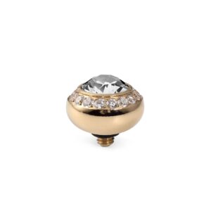 Top Tondo Deluxe 10mm - Gold / Crystal