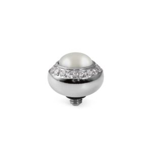 Top Tondo Deluxe 10mm - Silver / Light Grey Pearl