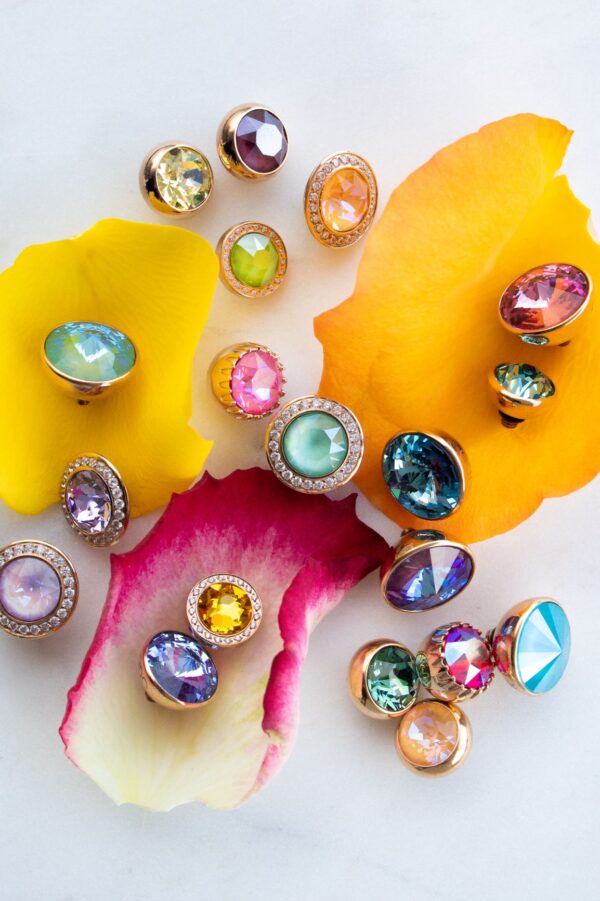 Top Tondo Deluxe 13mm - Gold / Pacific Opal - Afbeelding 2