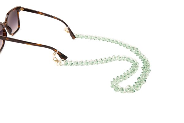 SAYA Brillenkoordje - Transparent Light Green