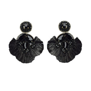 Rome Raffia - Black