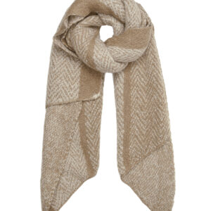 SAYA Printed Sjaal - Beige